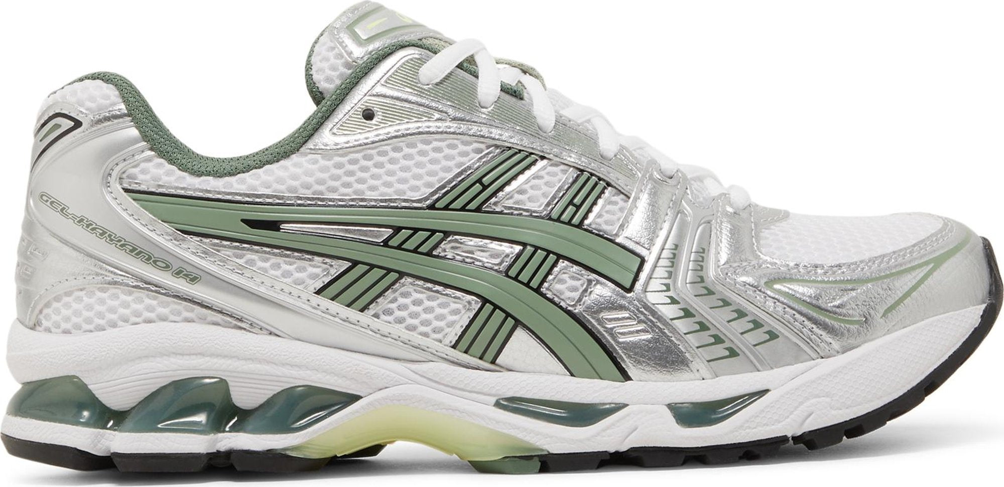[1201A019-107] Mens ASICS GEL-KAYANO 14 'WHITE PURE SILVER SLATE GREY SAGE'