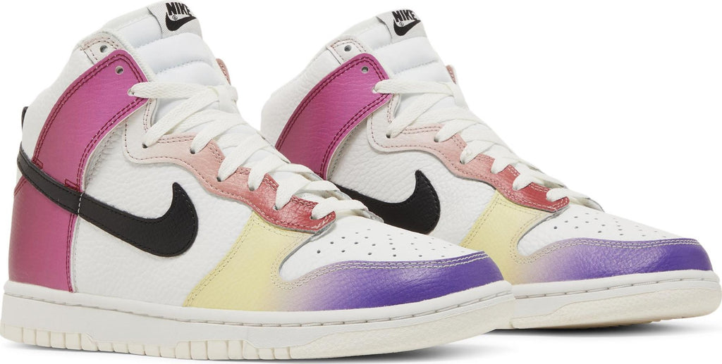 [FD0802-100] Womens Nike DUNK HIGH 'MULTI-COLOR GRADIENT'