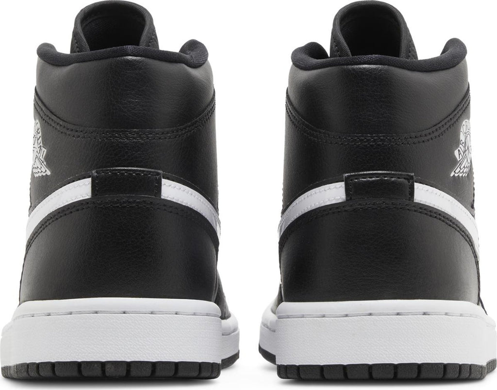 [DV0991-001] Womens Air Jordan RETRO 1 MID 'BLACK WHITE'