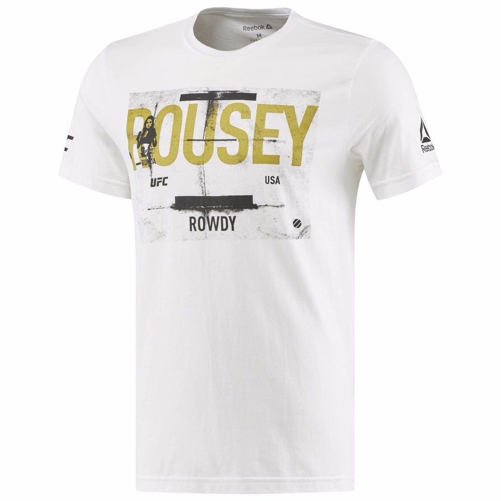 [AZ5676] Mens REEBOK UFC FAN Ronda Rousey Tee
