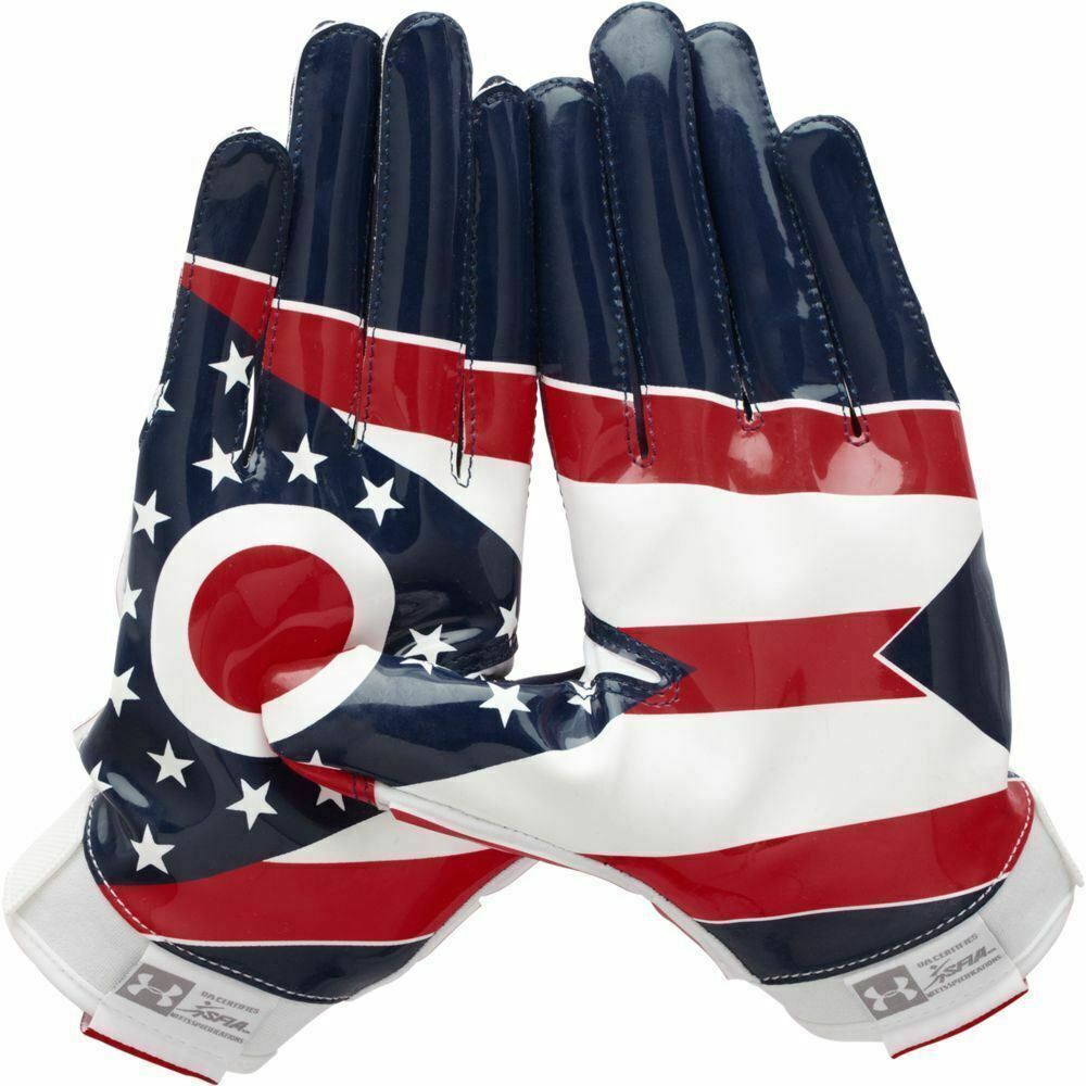 Men's UA Under Armour Swarm II Pipeline State Park Football Glove - 1280473-105