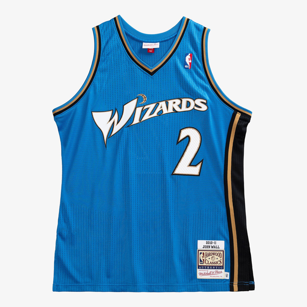Mens Mitchell & Ness NBA AUTHENTIC JERSEY WIZARDS 2010 JOHN WALL