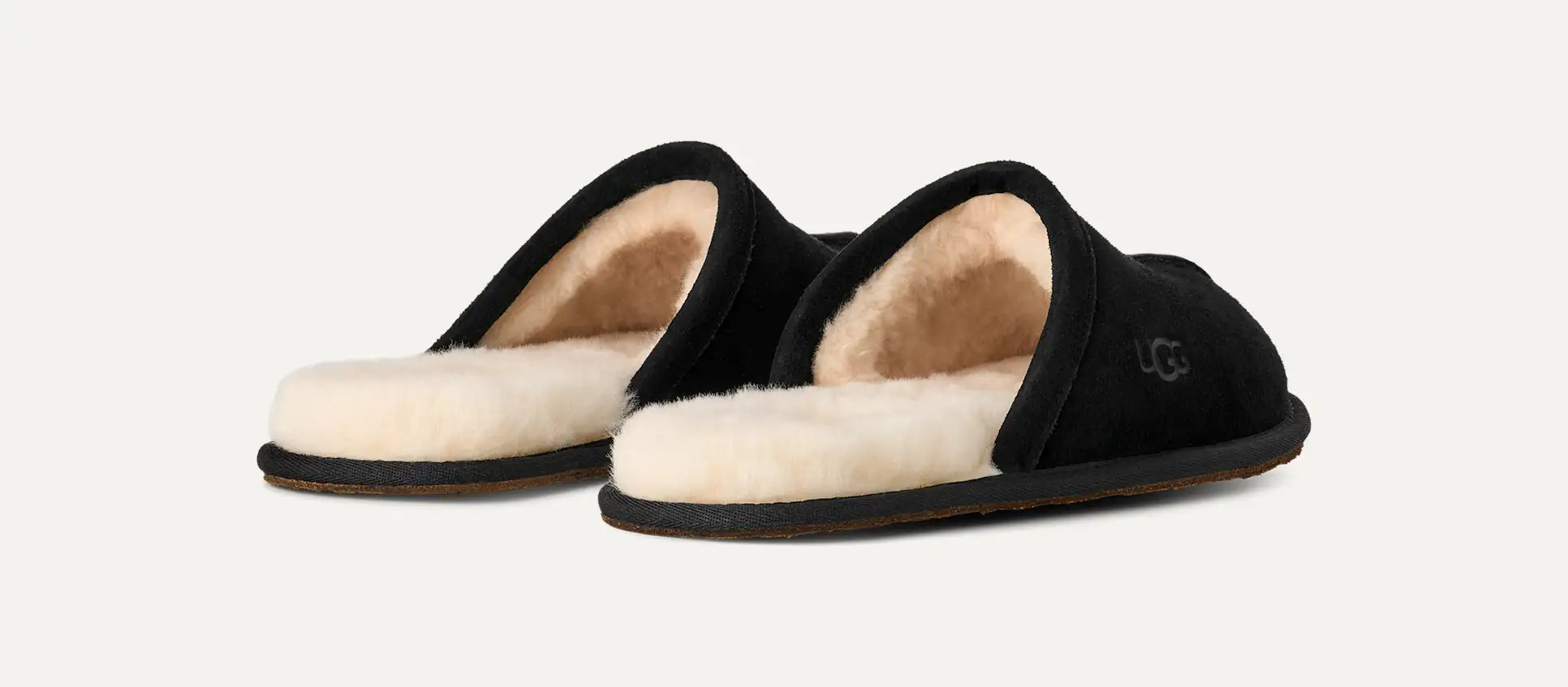 [1101111-BLK] MENS UGG SCUFF SLIPPER 'BLACK' - BLACK