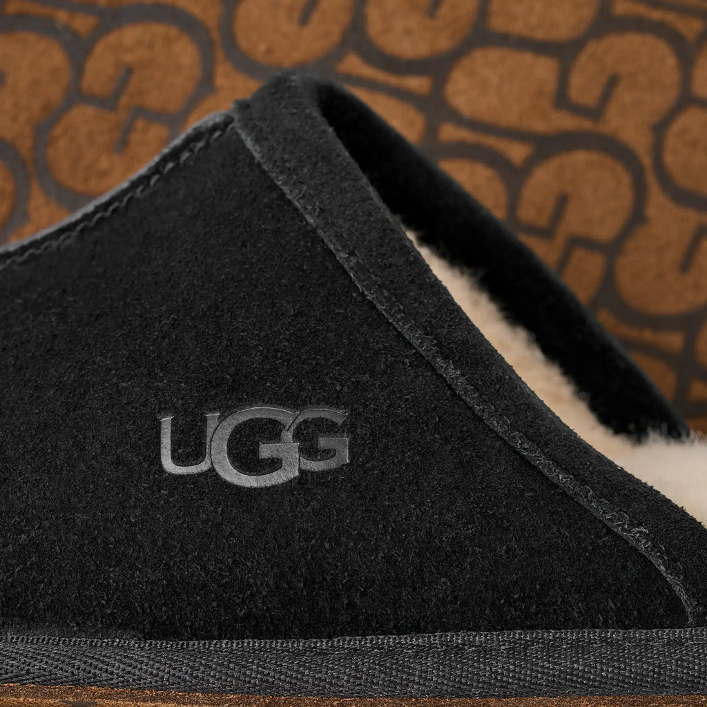 [1101111-BLK] MENS UGG SCUFF SLIPPER 'BLACK' - BLACK