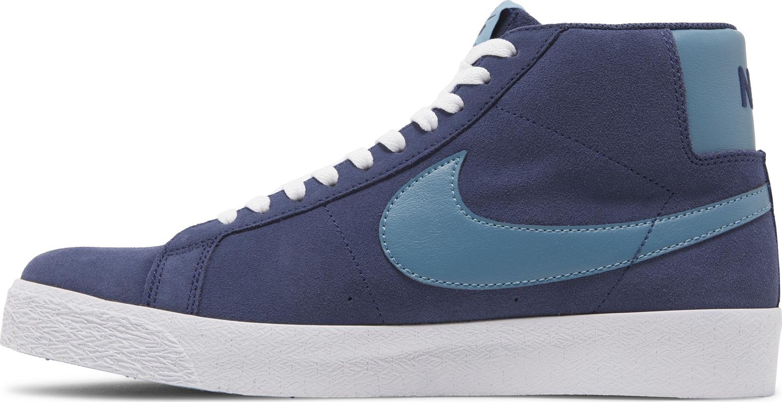[FD0731-400] Mens Nike ZOOM BLAZER MID SB 'NAVY AQUA'