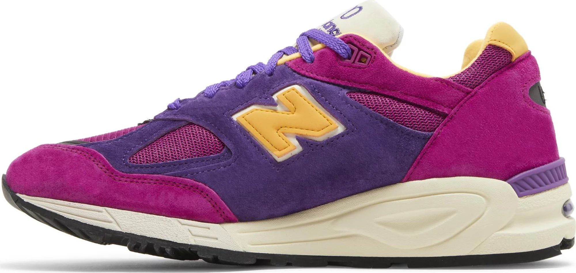 [M990PY2] Mens New Balance 990v2 'MiUSA Teddy Santis Purple Yellow'