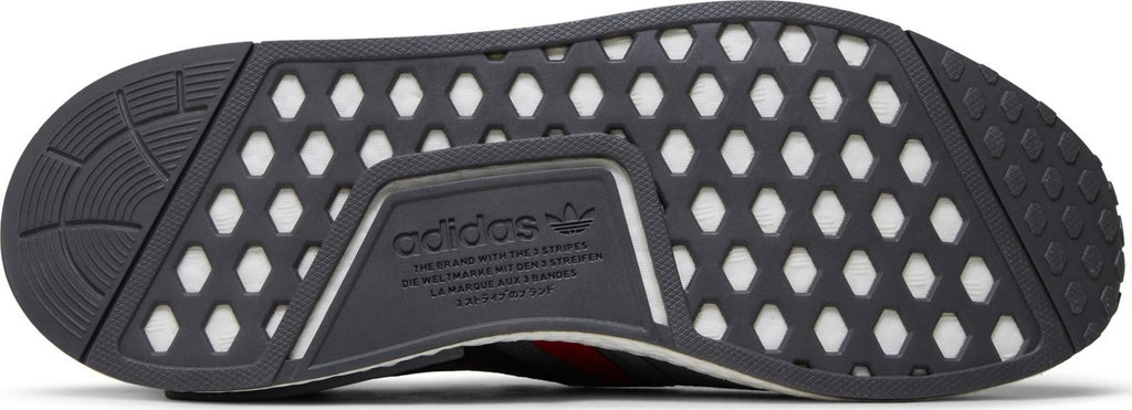 [FZ5708] Mens Adidas NMD R1 'Grey Better Scarlet Core Black'