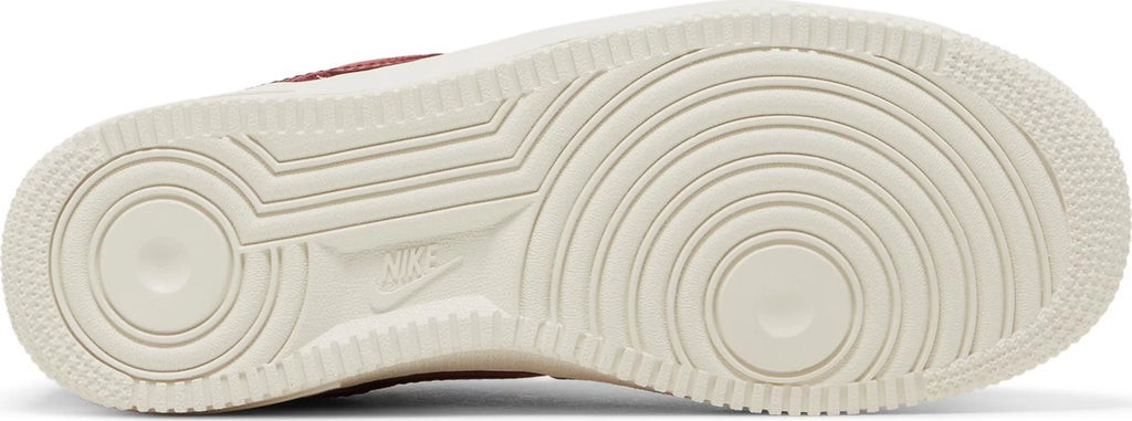 [DR9503-600] Womens Nike AIR FORCE 1 LOW '07 PRM 'TEAM RED SAIL'