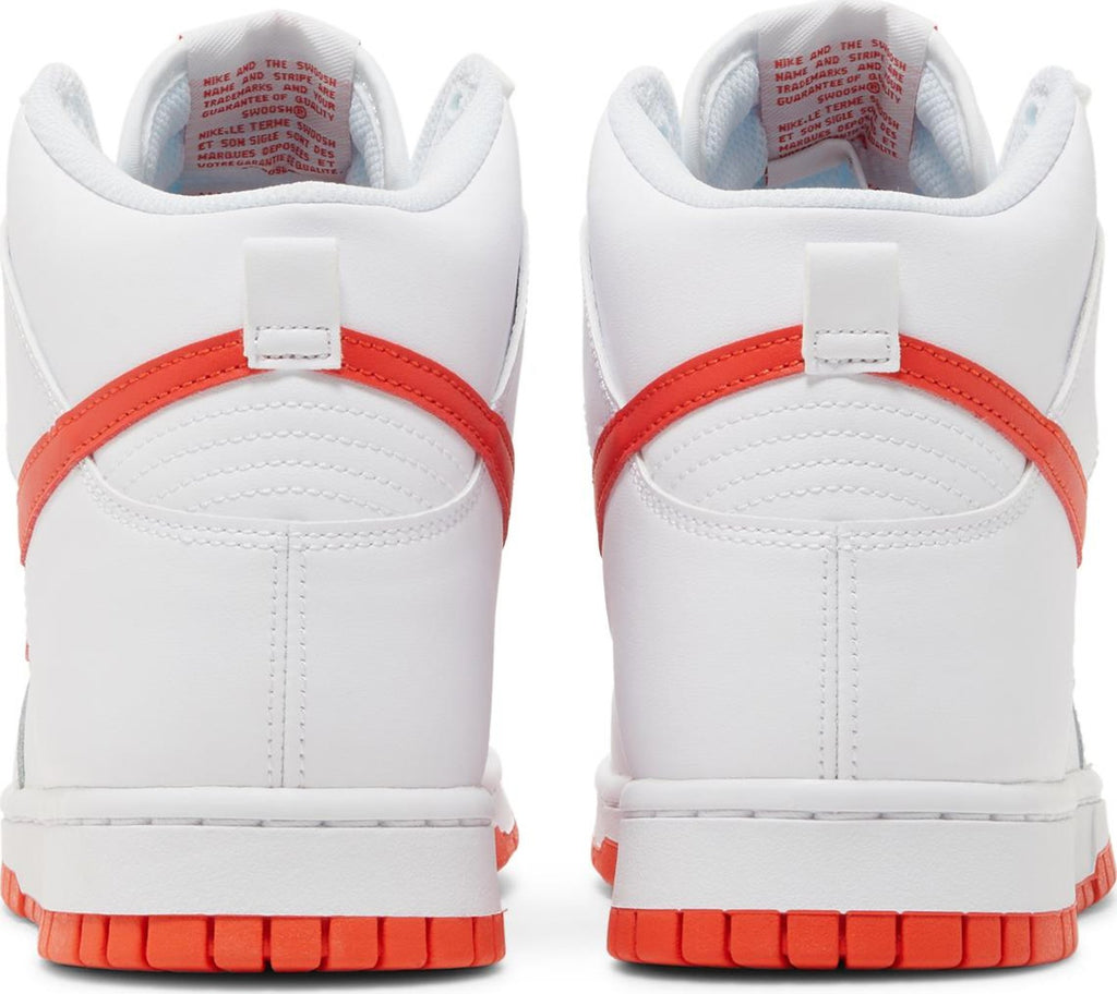 [DV0828-100] Mens Nike DUNK HIGH 'WHITE PICANTE RED'