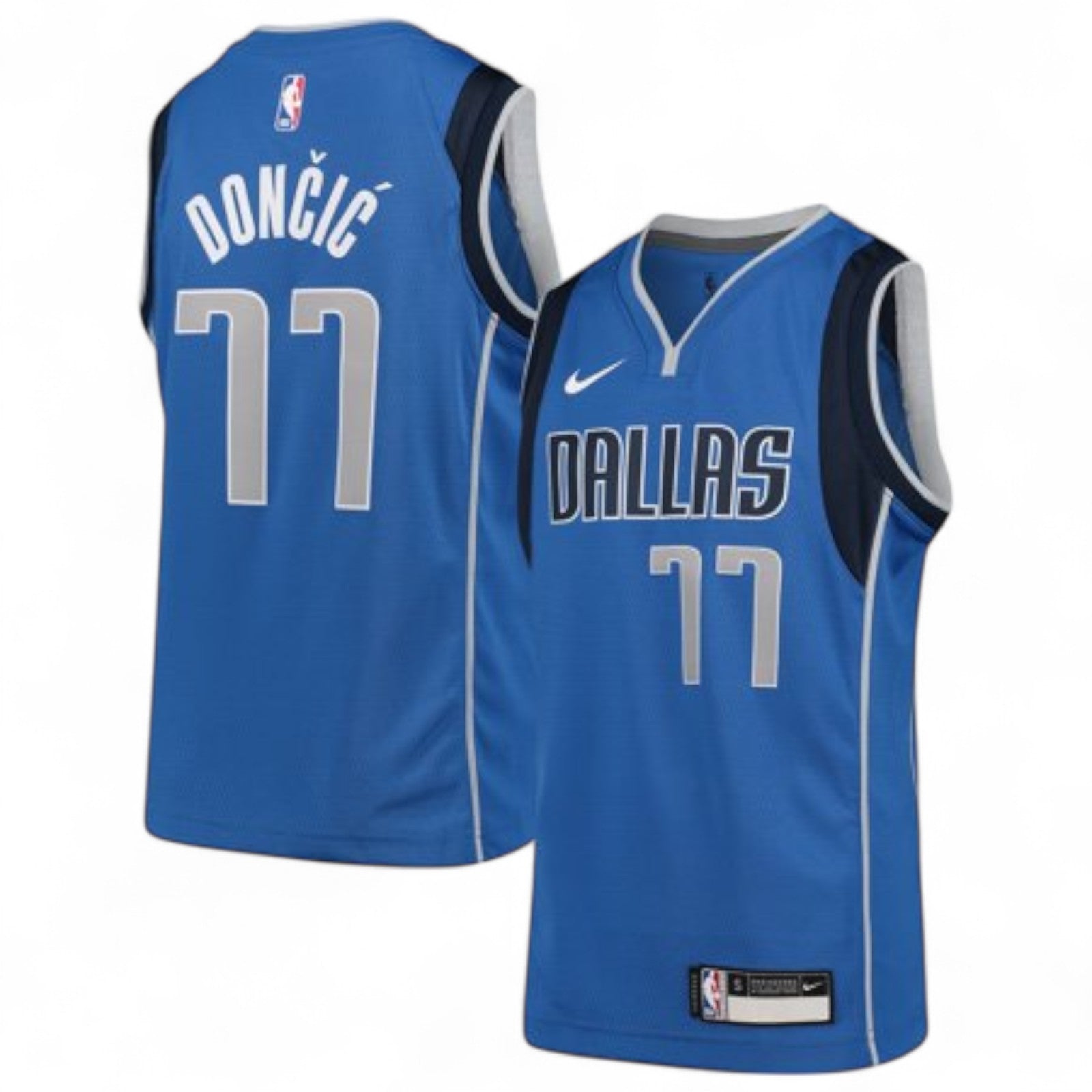 [B7BZ2P000-MAVDL] YOUTH NIKE NBA MAVERICKS 'DONCIC 77' SWINGMAN JERSEY