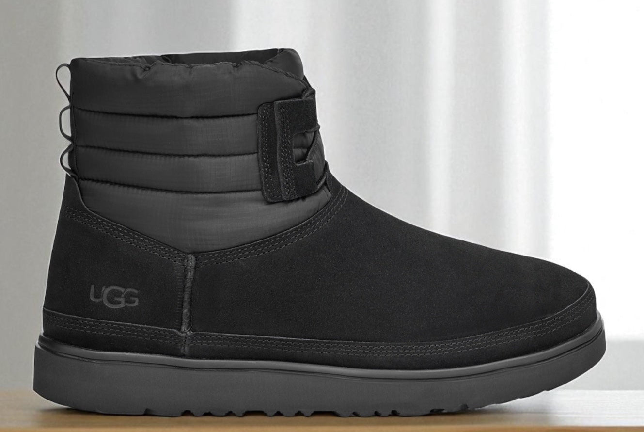 [1120849-BLK] Womens Ugg CLASSIC MINI LACE-UP WEATHER