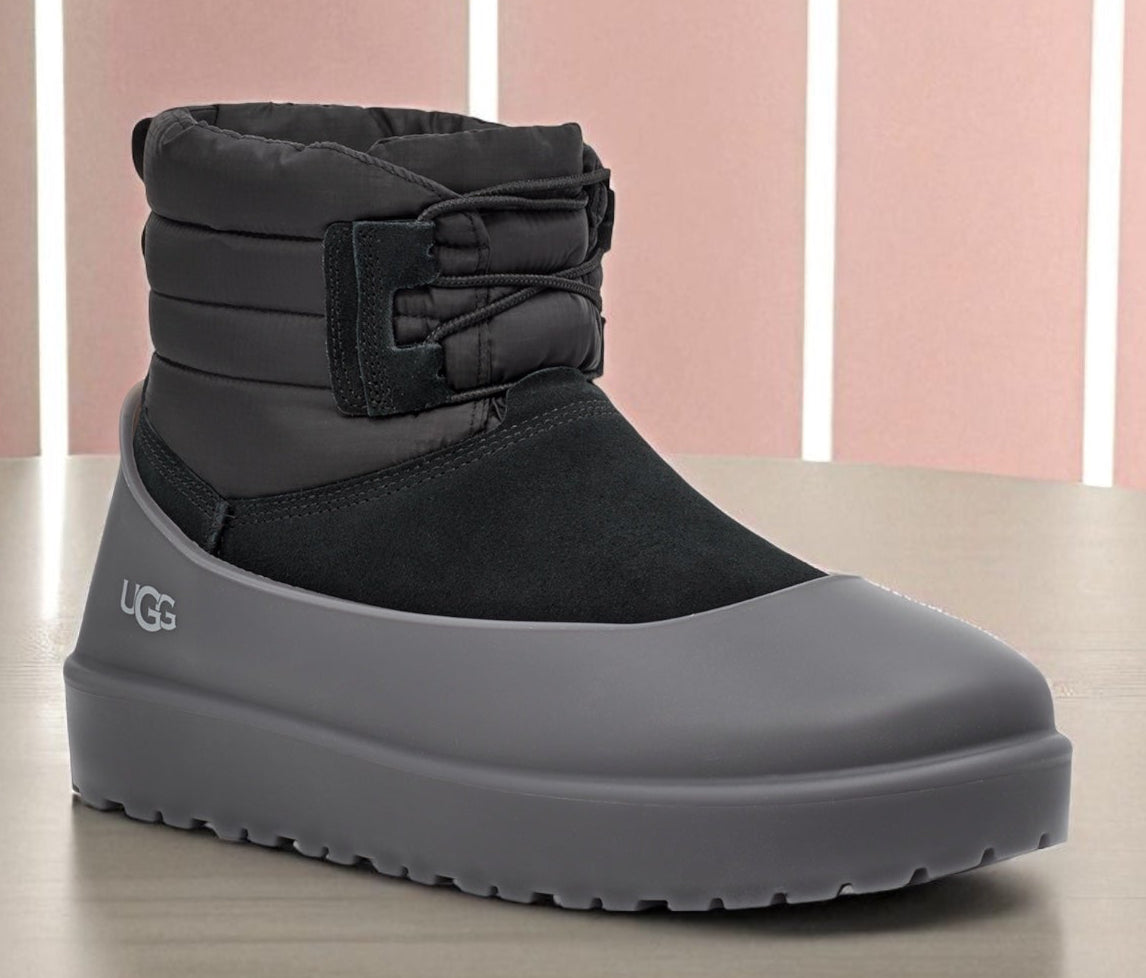 [1120849-BLK] Womens Ugg CLASSIC MINI LACE-UP WEATHER
