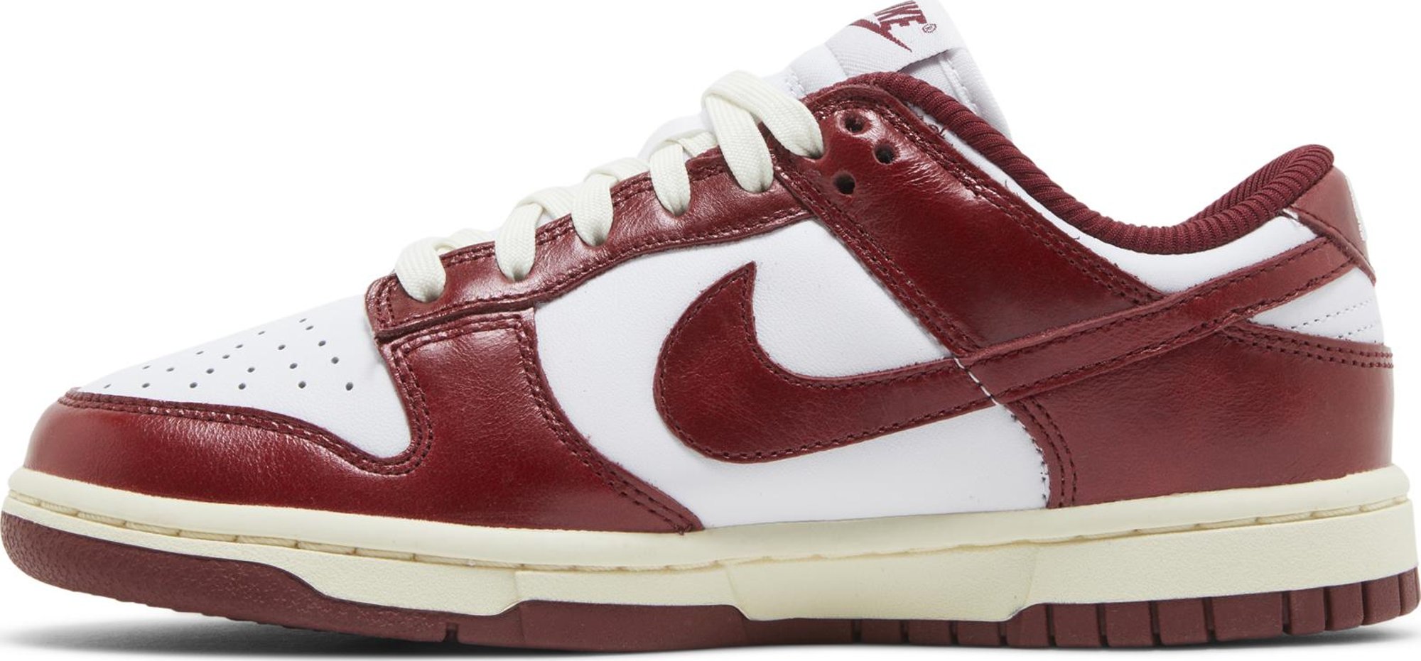 [FJ4555-100] Womens Nike DUNK LOW PRM 'VINTAGE TEAM RED'