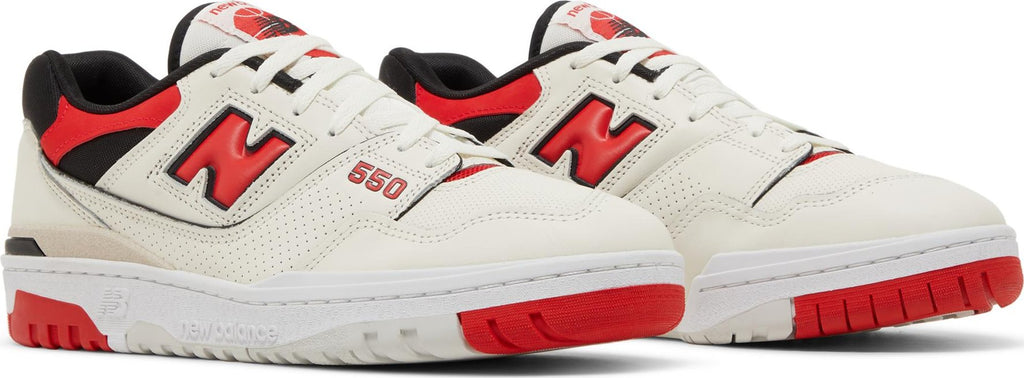 [BB550VTB] Mens New Balance 550 'SEA SALT TRUE RED'