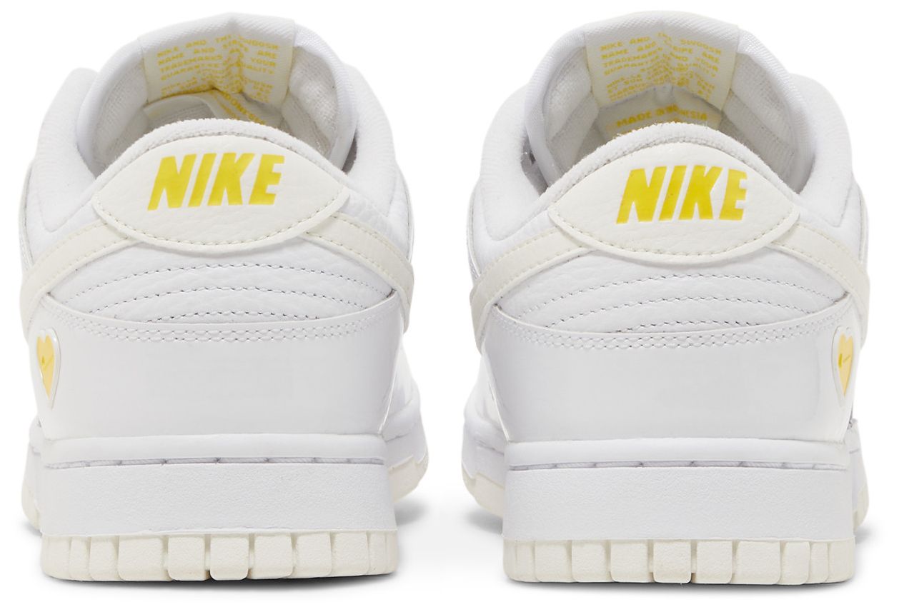 [FD0803-100] WOMENS NIKE DUNK LOW 'VALENTINE'S DAY YELLOW HEART'