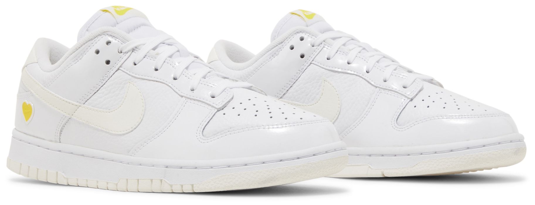 [FD0803-100] WOMENS NIKE DUNK LOW 'VALENTINE'S DAY YELLOW HEART'