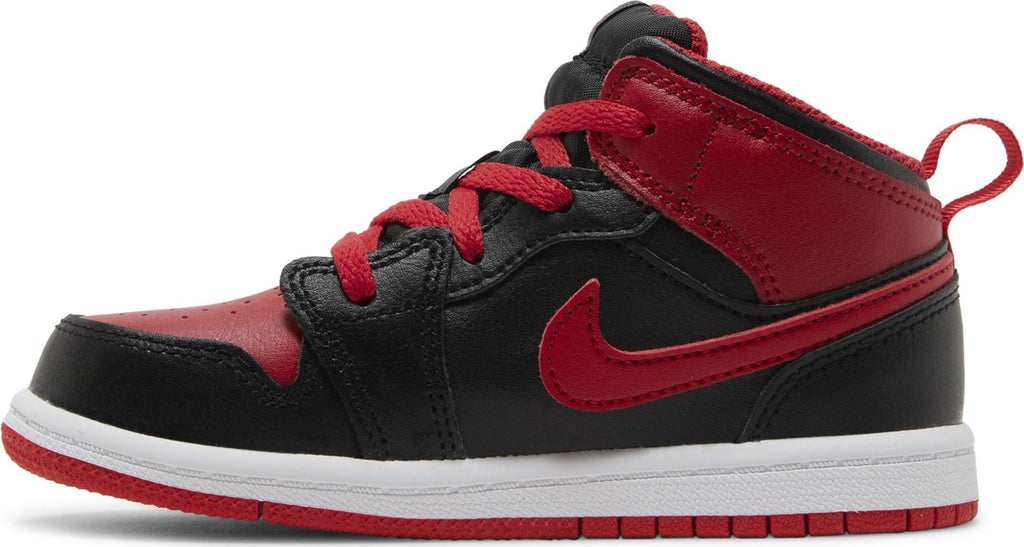[DQ8425-060] Toddlers Air Jordan RETRO 1 MID 'ALTERNATE BRED (2022) (TD)'