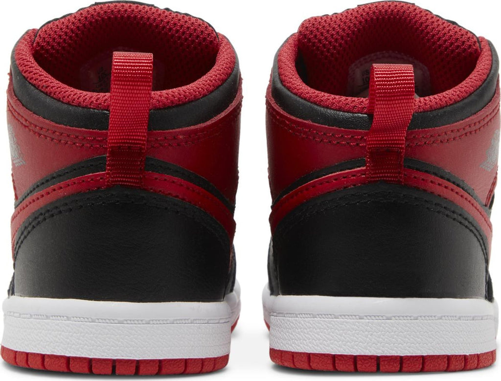 [DQ8425-060] Toddlers Air Jordan RETRO 1 MID 'ALTERNATE BRED (2022) (TD)'