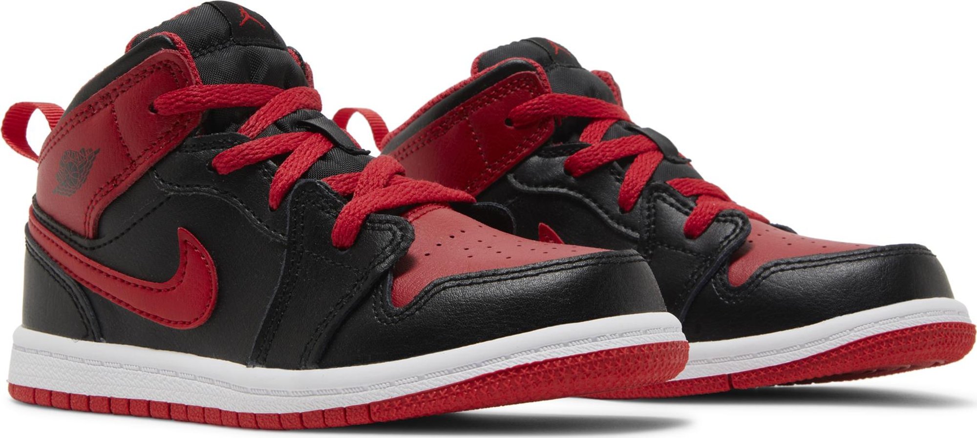 [DQ8425-060] Toddlers Air Jordan RETRO 1 MID 'ALTERNATE BRED (2022) (TD)'