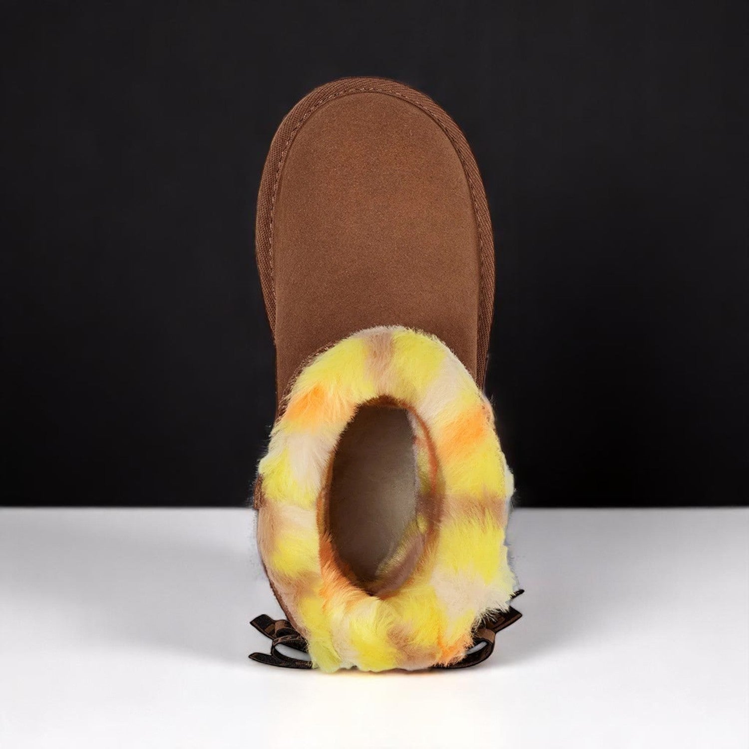 [1134930K-CHE] Kids UGG BAILEY BOW PLAID PUNK
