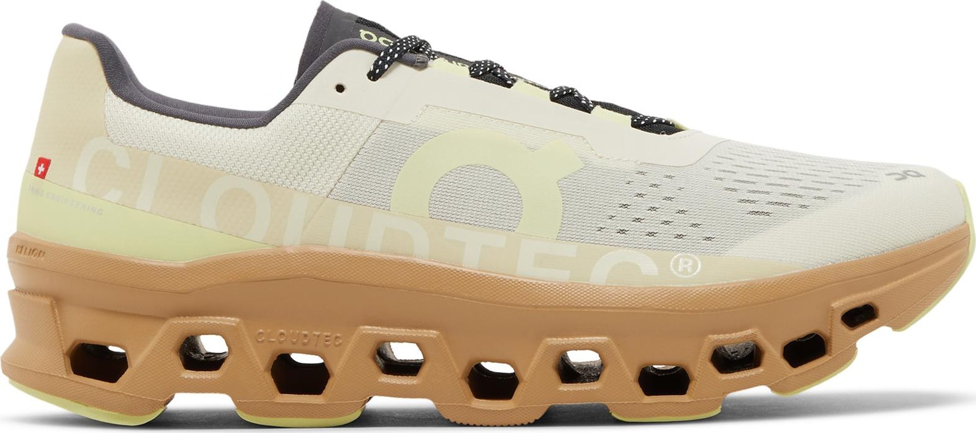 [61.98286] Mens On Cloud Cloudmonster 'Cream Dune'