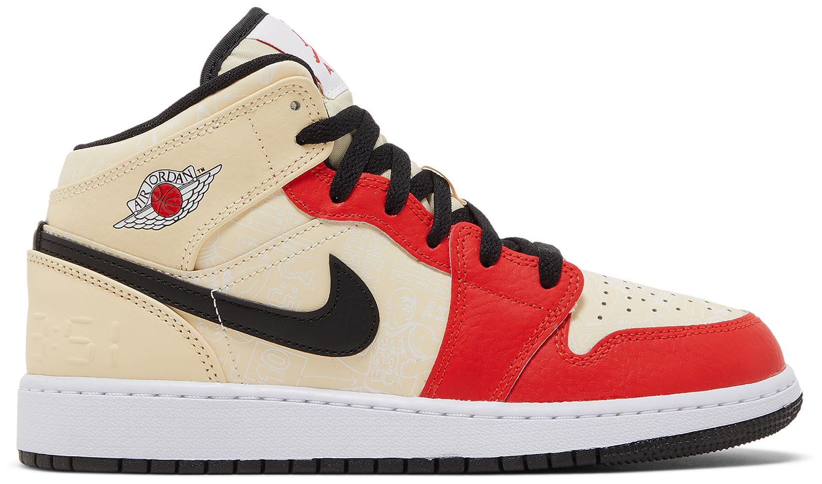 [DV7012-100] GRADE SCHOOL AIR JORDAN RETRO 1 MID SS '88 DUNK CONTEST (GS)'