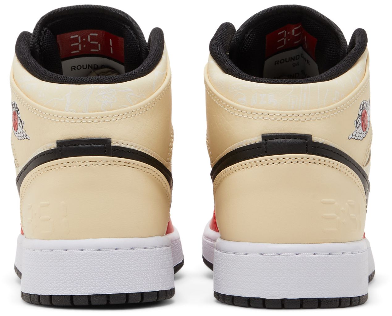 [DV7012-100] GRADE SCHOOL AIR JORDAN RETRO 1 MID SS '88 DUNK CONTEST (GS)'