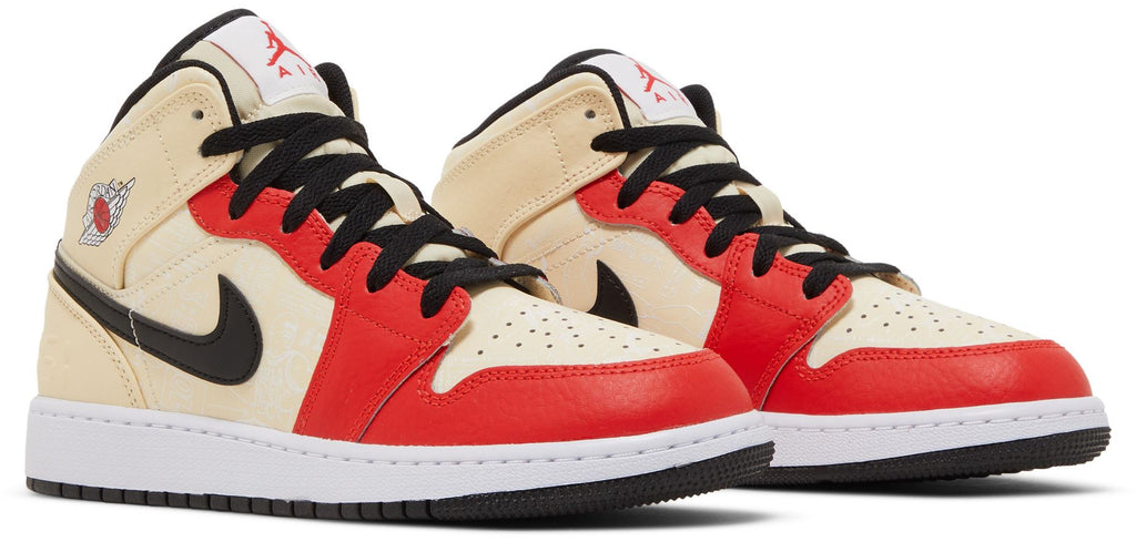 [DV7012-100] GRADE SCHOOL AIR JORDAN RETRO 1 MID SS '88 DUNK CONTEST (GS)'