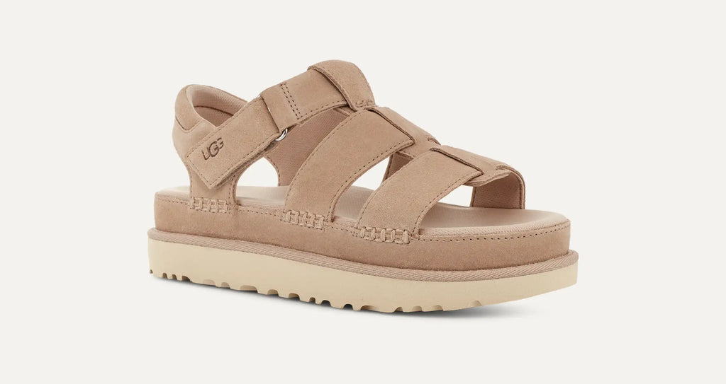 [1137890-DRI] WOMENS UGG GOLDENSTAR STRAP PLATFORM SANDAL