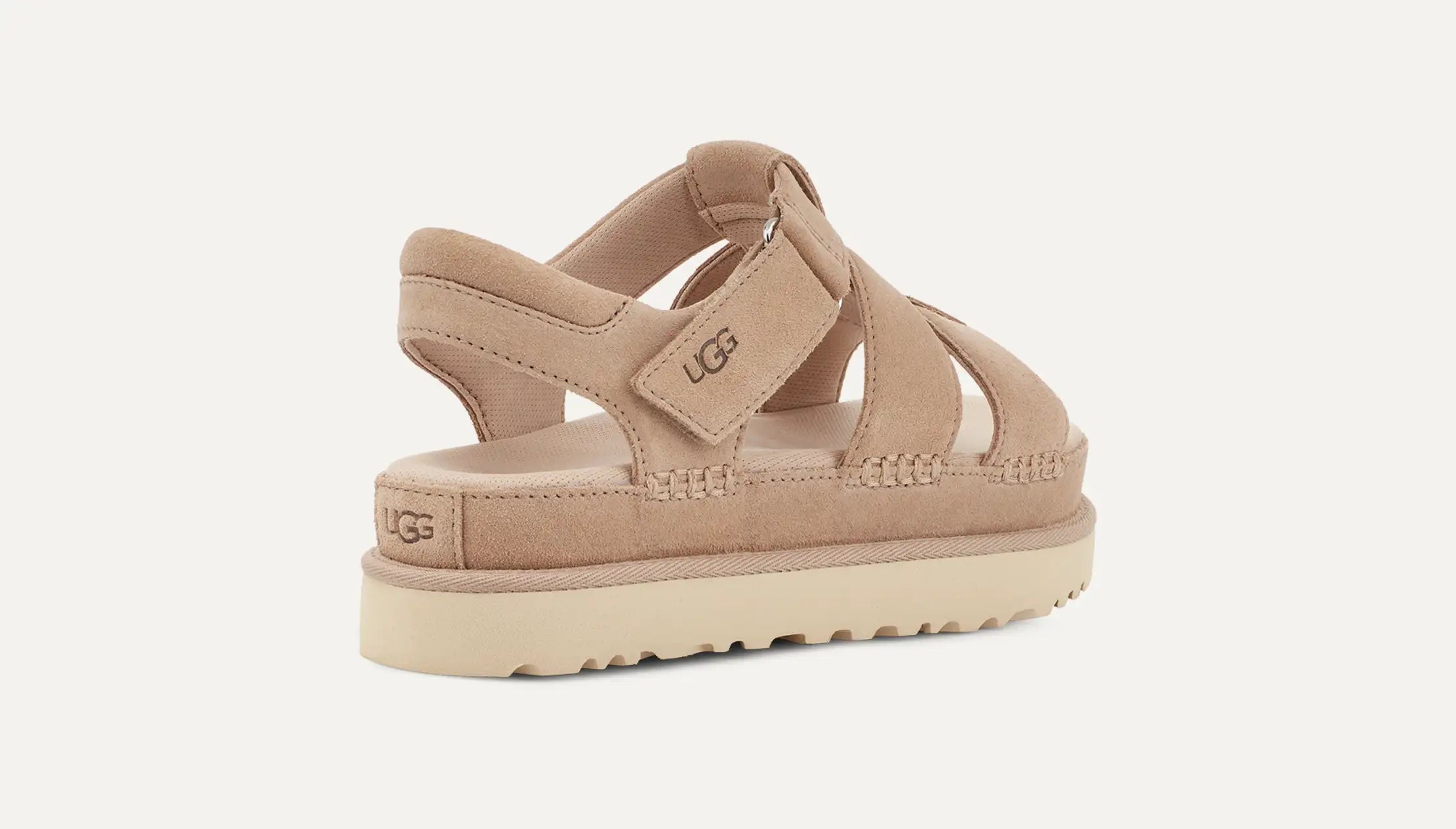 [1137890-DRI] WOMENS UGG GOLDENSTAR STRAP PLATFORM SANDAL
