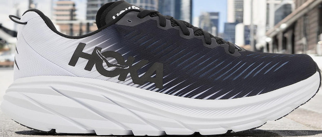 [1119395-BWHT] Mens Hoka One One RINCON 3 'BLACK WHITE'
