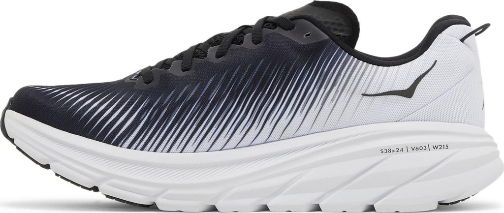 [1119395-BWHT] Mens Hoka One One RINCON 3 'BLACK WHITE'