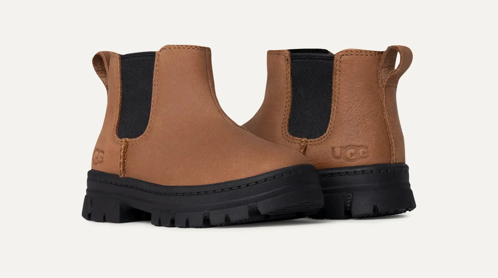 [1143662T-CHE] TODDLERS UGG ASHTON CHELSEA BOOTS 'CHESTNUT' - CHESTNUT
