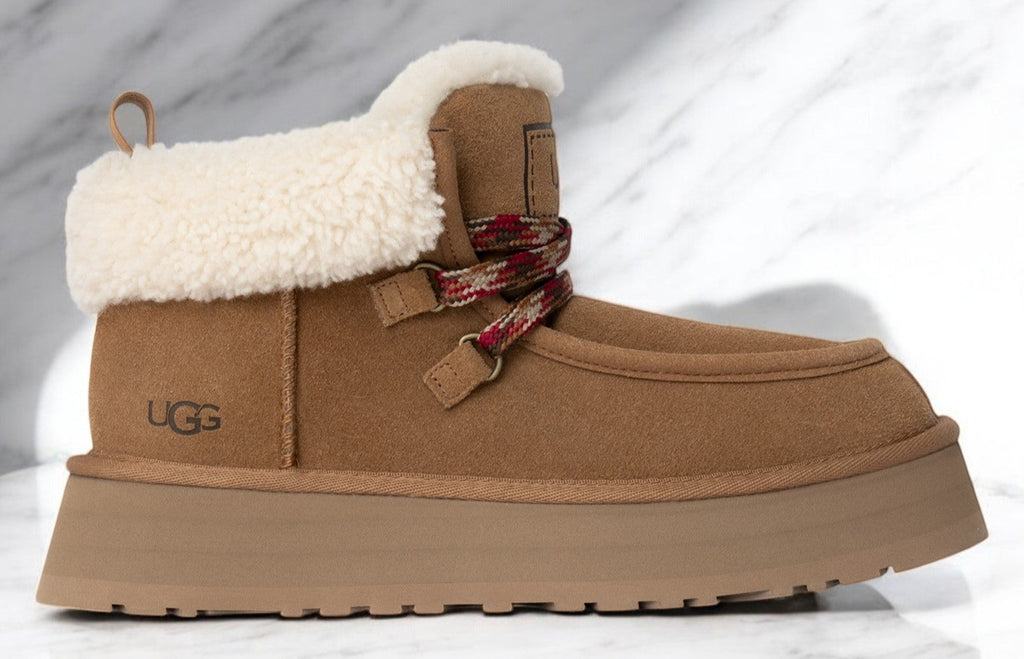[1143954-CHE] WOMENS UGG FUNKARRA CABIN CUFF BOOT 'CHESTNUT'