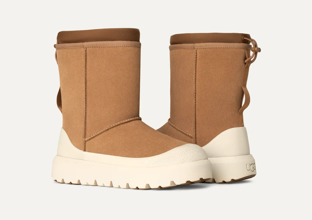 [1143992-CWTC] MENS UGG CLASSIC SHORT WEATHER HYBRID BOOT 'CHESTNUT WHITECAP'