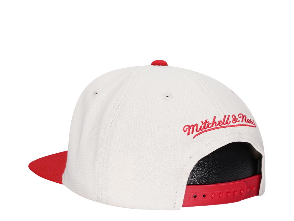 MENS MITCHELL & NESS NHL VINTAGE OFF-WHITE SNAPBACK DEVILS - OFF WHITE