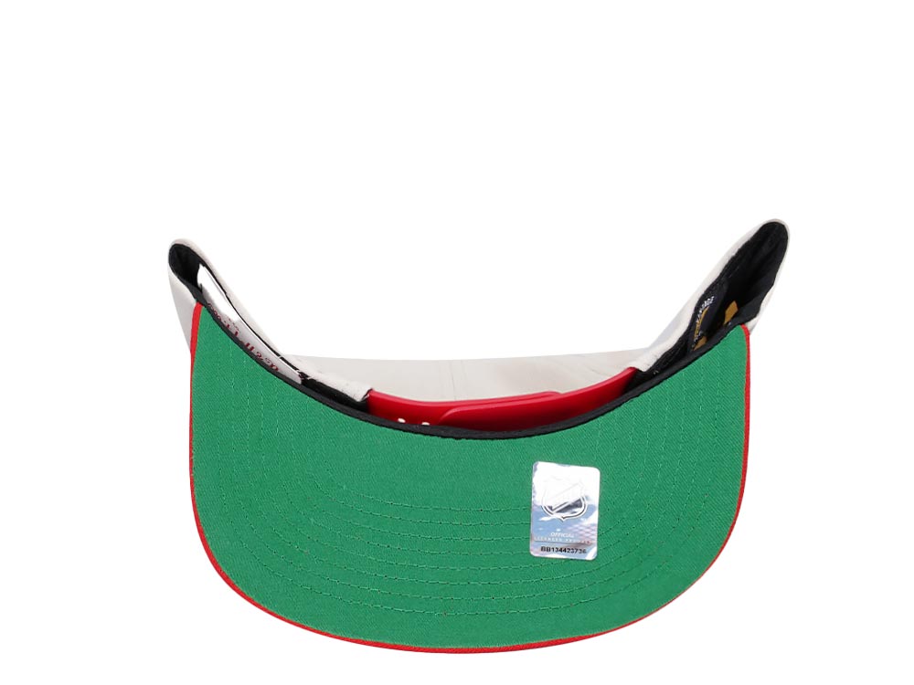 MENS MITCHELL & NESS NHL VINTAGE OFF-WHITE SNAPBACK DEVILS - OFF WHITE