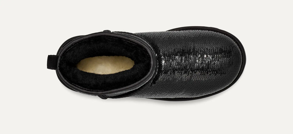 [1151616-BLK] WOMENS UGG CLASSIC ULTRA MINI MIRROR BALL