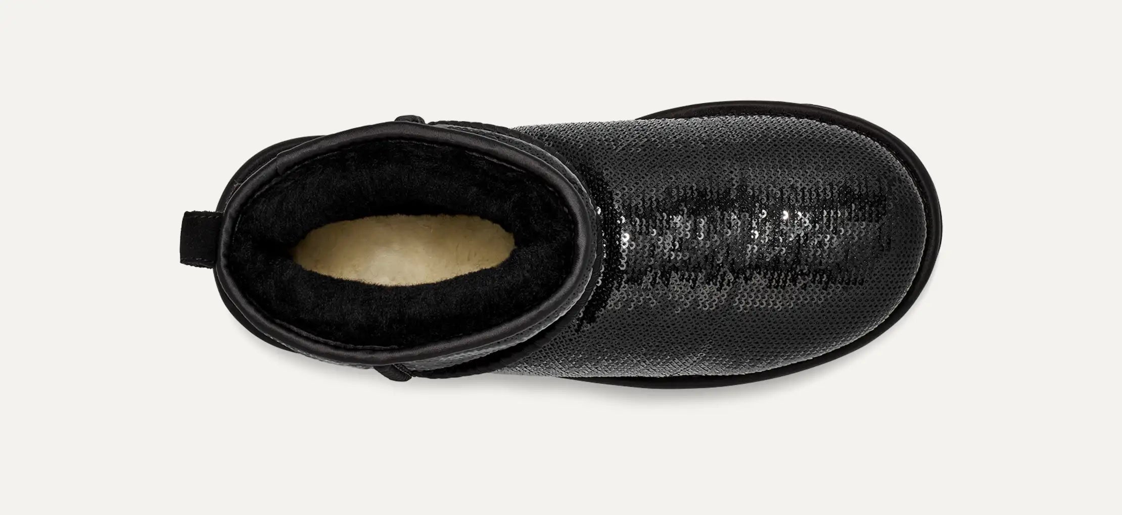 [1151616-BLK] WOMENS UGG CLASSIC ULTRA MINI MIRROR BALL