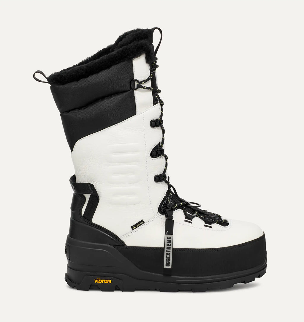 [1151850-WHT] MENS UGG SHASTA BOOT TALL 'WHITE BLACK'