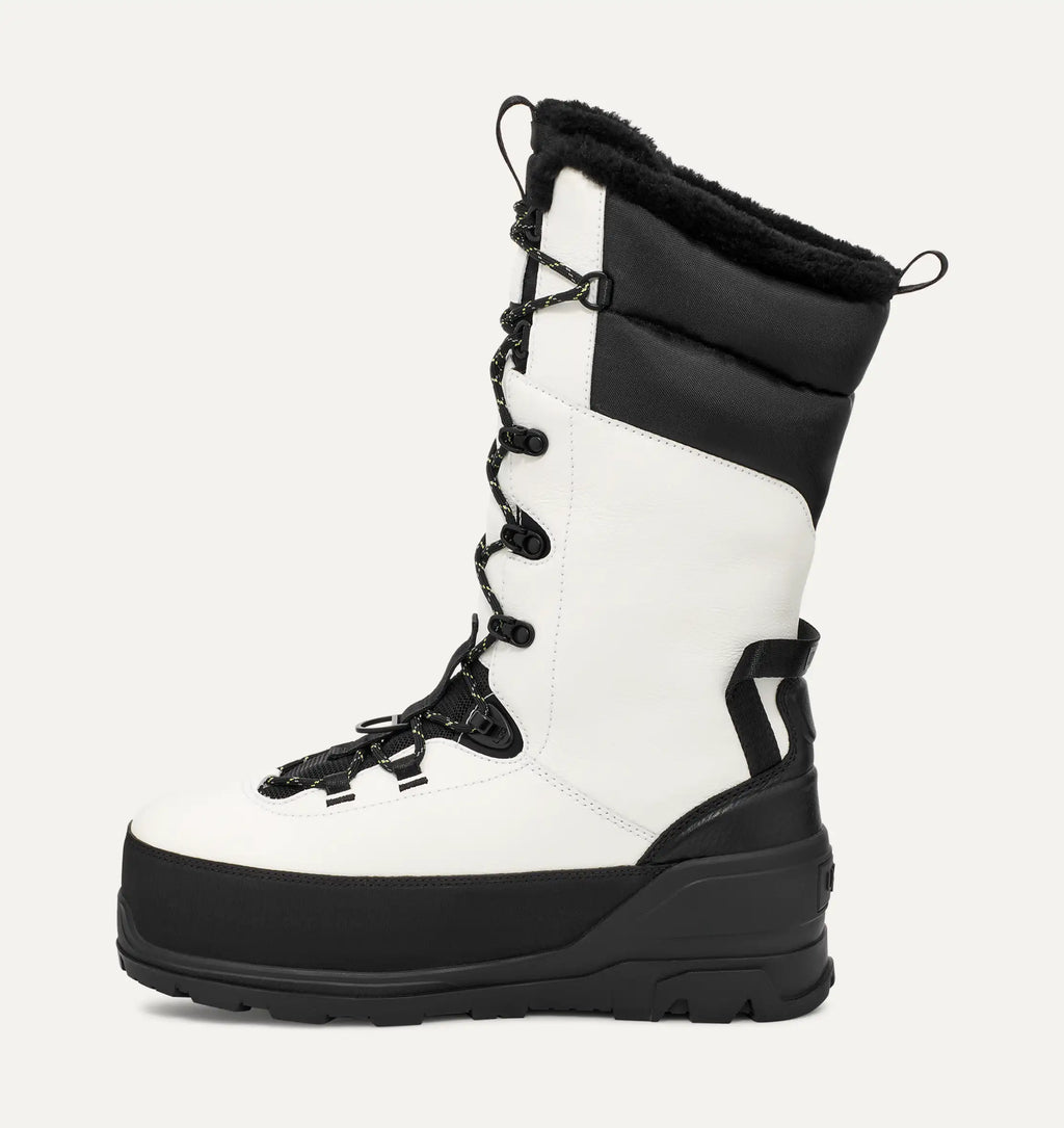 [1151850-WHT] MENS UGG SHASTA BOOT TALL 'WHITE BLACK'