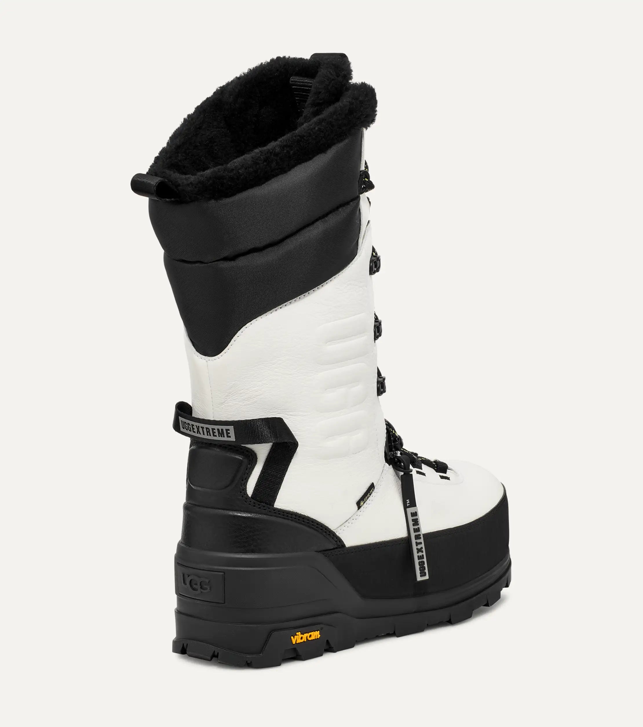 [1151850-WHT] MENS UGG SHASTA BOOT TALL 'WHITE BLACK'