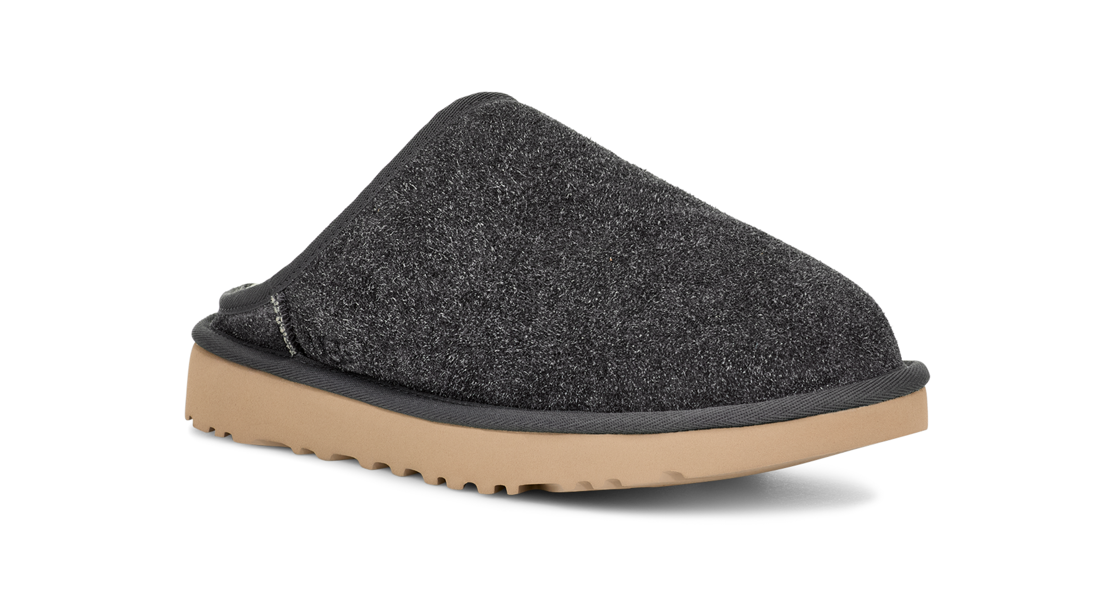 [1153104-DGRY] MENS UGG CLASSIC SLIP-ON SHAGGY