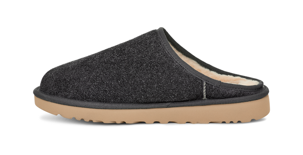 [1153104-DGRY] MENS UGG CLASSIC SLIP-ON SHAGGY