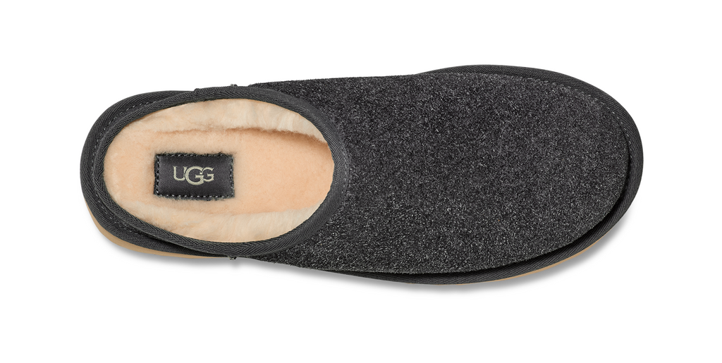 [1153104-DGRY] MENS UGG CLASSIC SLIP-ON SHAGGY
