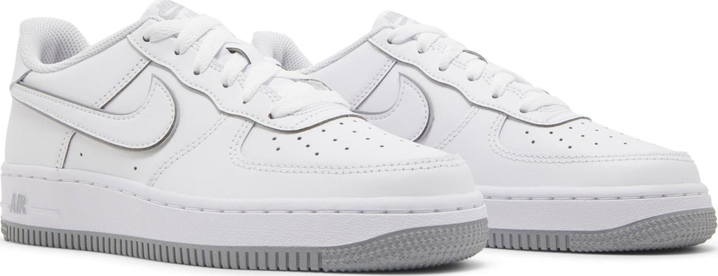 [DX5805-100] Grade School Nike AIR FORCE 1 LOW 'WHITE WOLF GREY (GS)'