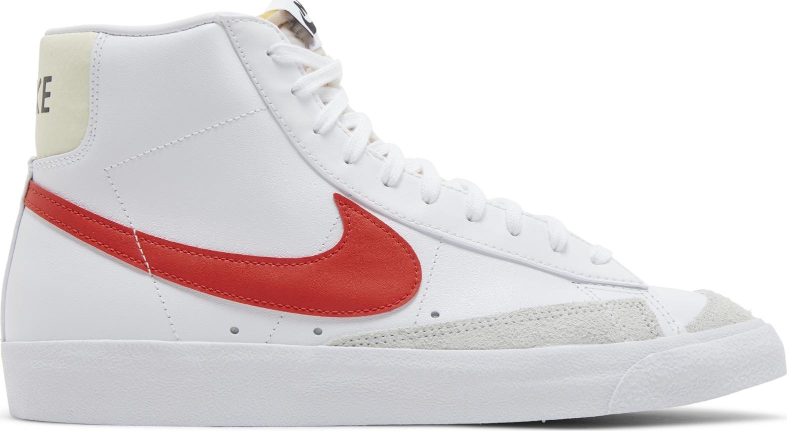 [BQ6806-122] Mens Nike BLAZER MID 77 VINTAGE 'WHITE PICANTE RED COCONUT MILK'