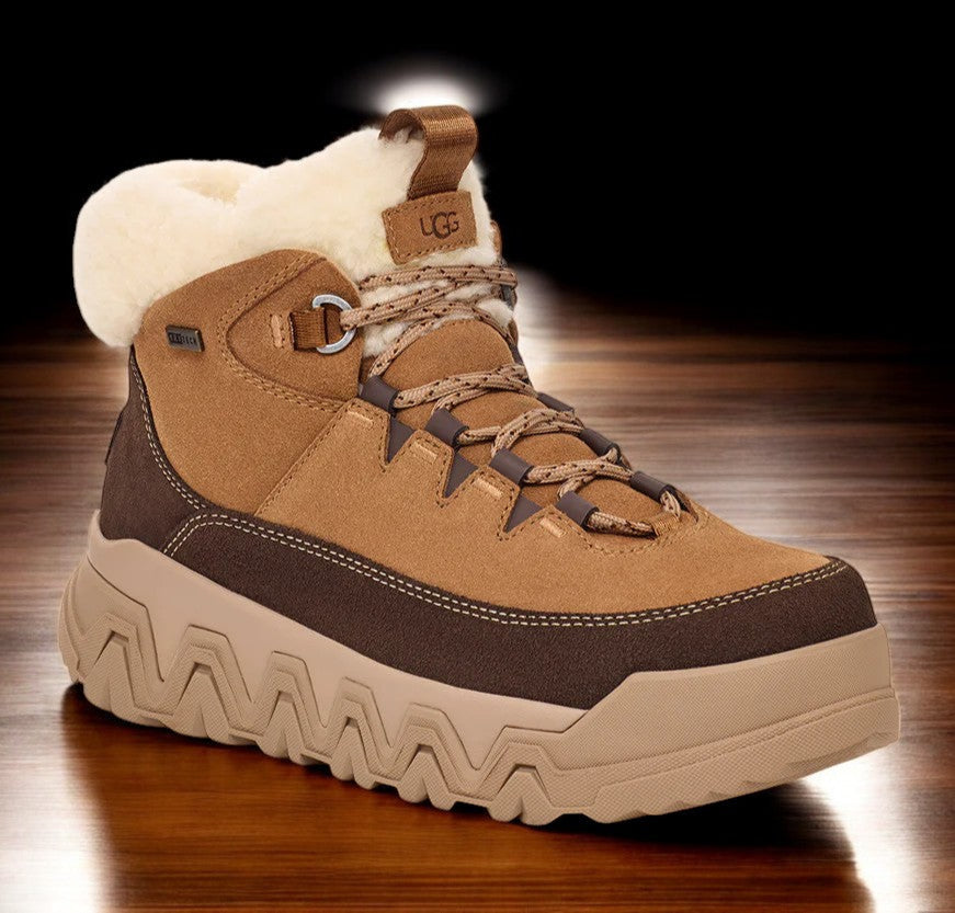 [1158210-CHE] WOMENS UGG TERRETRAIL COZY LACE BOOT 'CHESTNUT'