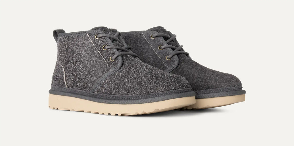[1158219-DGRY] MENS UGG NEUMEL SHAGGY SUEDE BOOT 'DARK GREY'