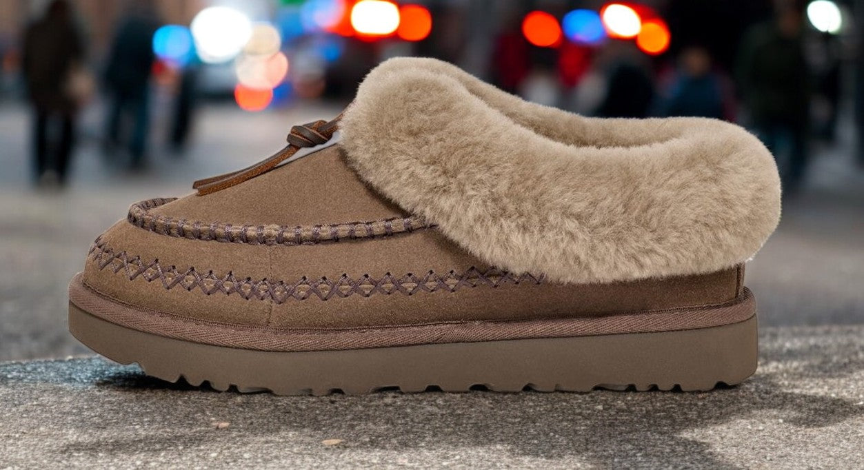 [1158258-HCK] WOMENS UGG TASMAN ALPINE SLIPPER 'HICKORY'
